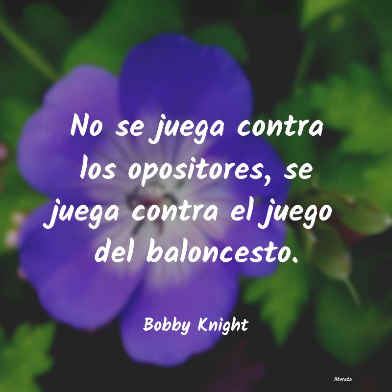 Frases de Bobby Knight