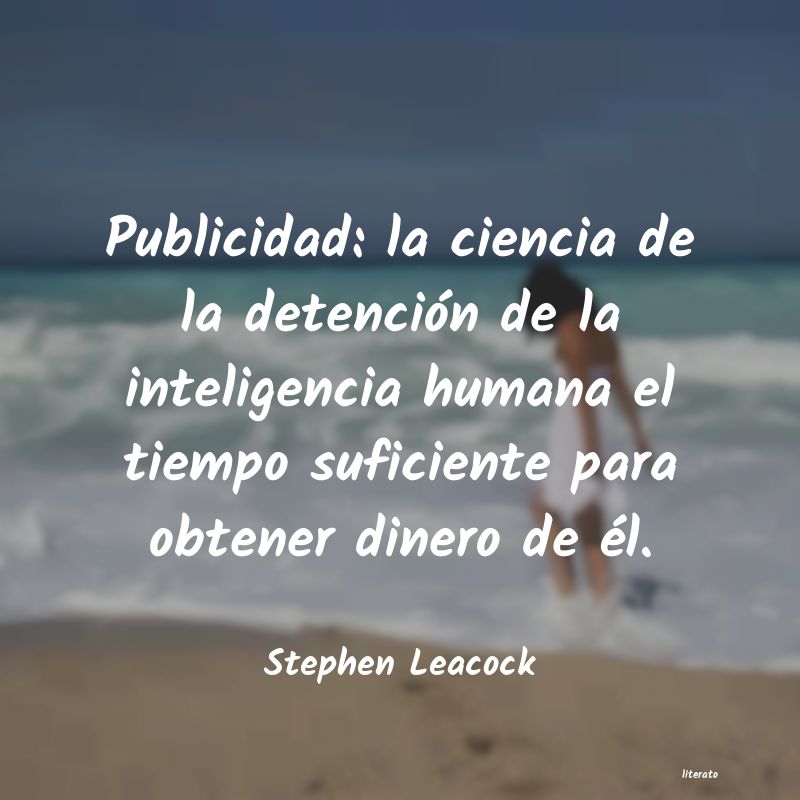 Frases de Stephen Leacock