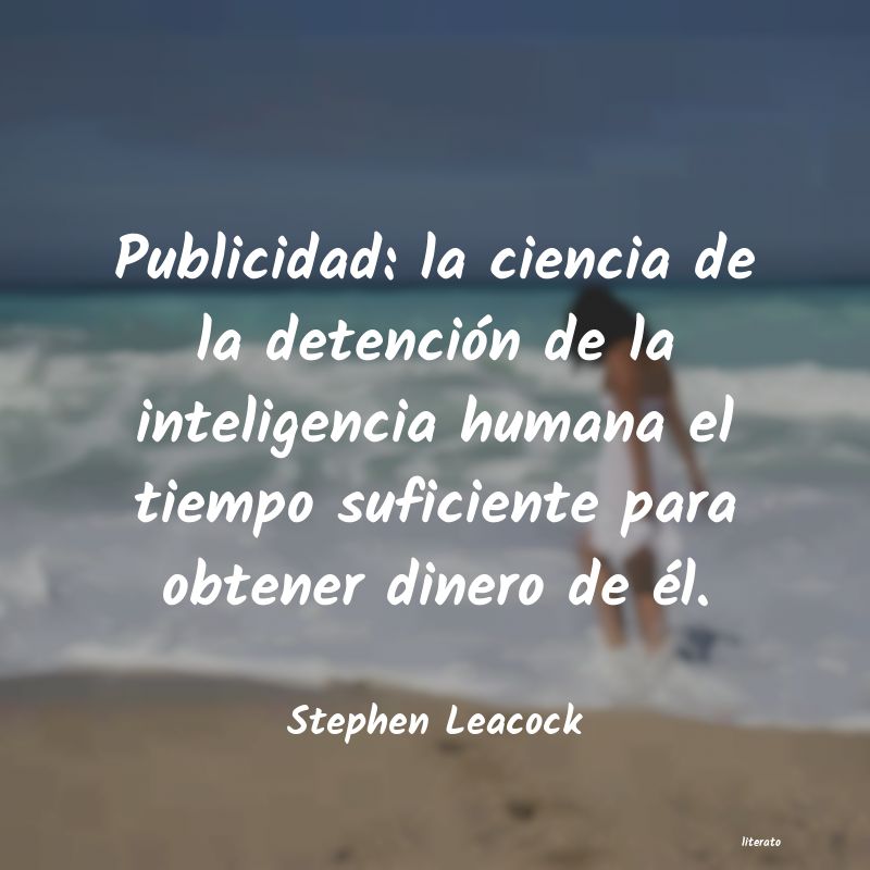 frases de Stephen Leacock