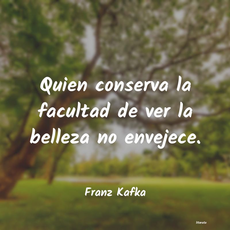 Frases de Franz Kafka - literato