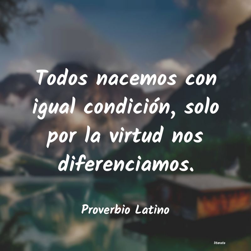 Frases de Proverbio Latino