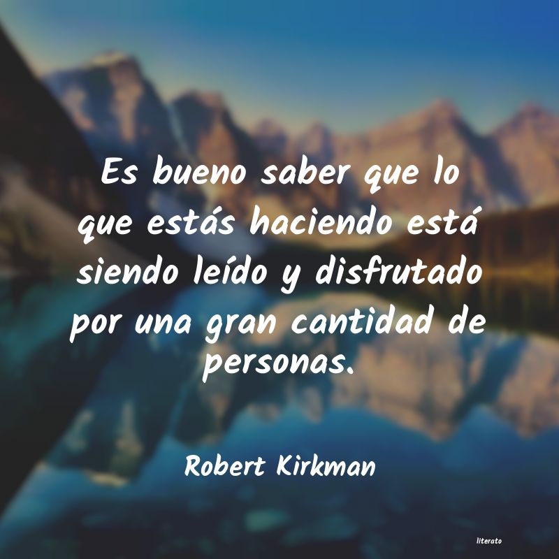frases de Robert Kirkman