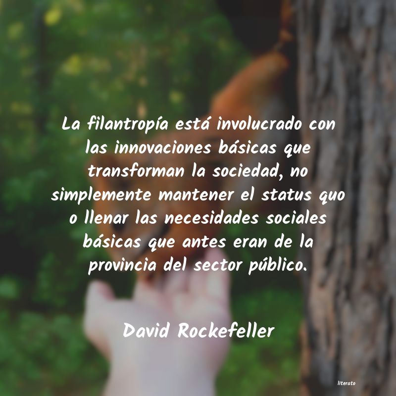 Frases de David Rockefeller
