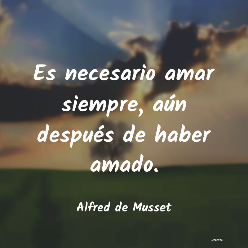 frases de Alfred de Musset
