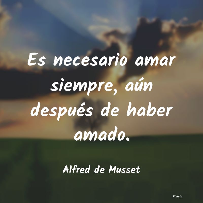 Frases de Alfred de Musset