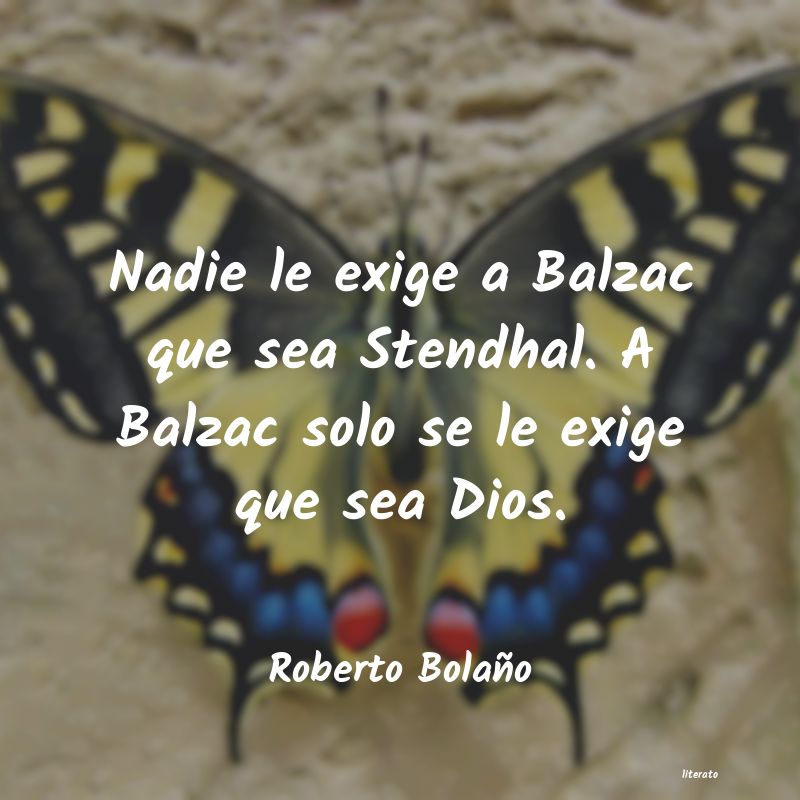 Frases de Roberto Bolaño