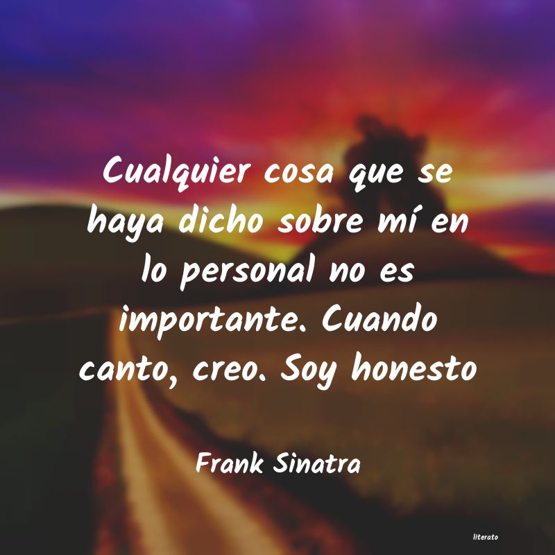 Frases de Frank Sinatra