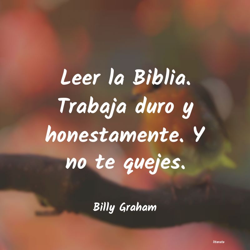 Frases de Billy Graham