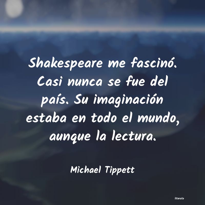 frases de Michael Tippett