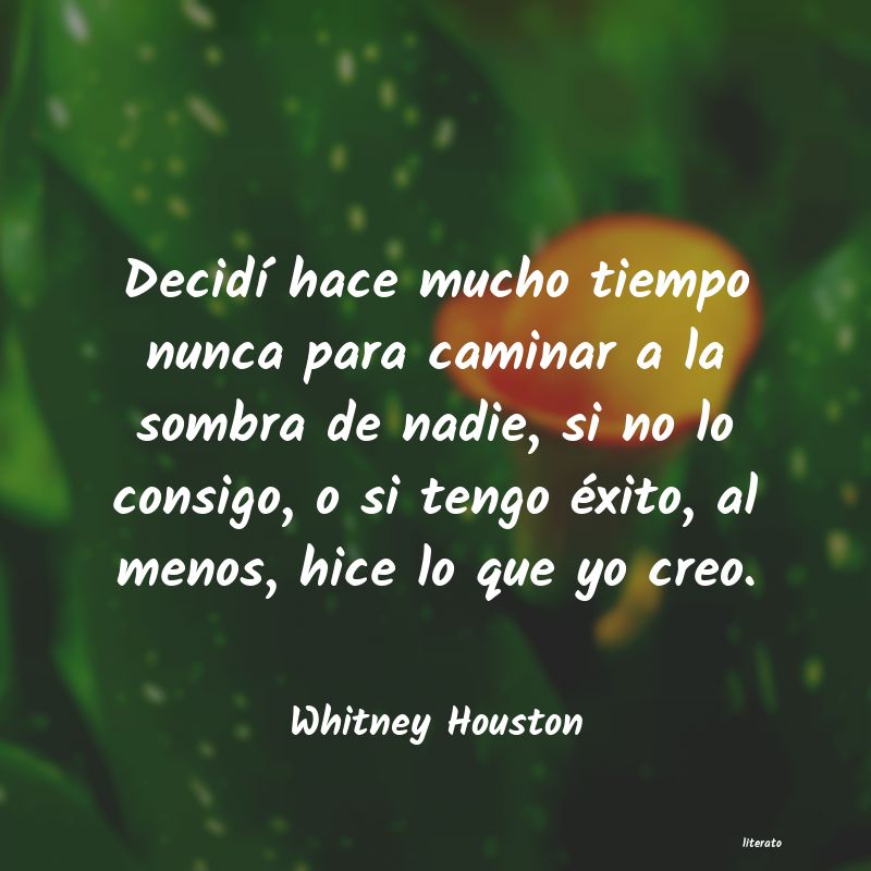 frases de Whitney Houston