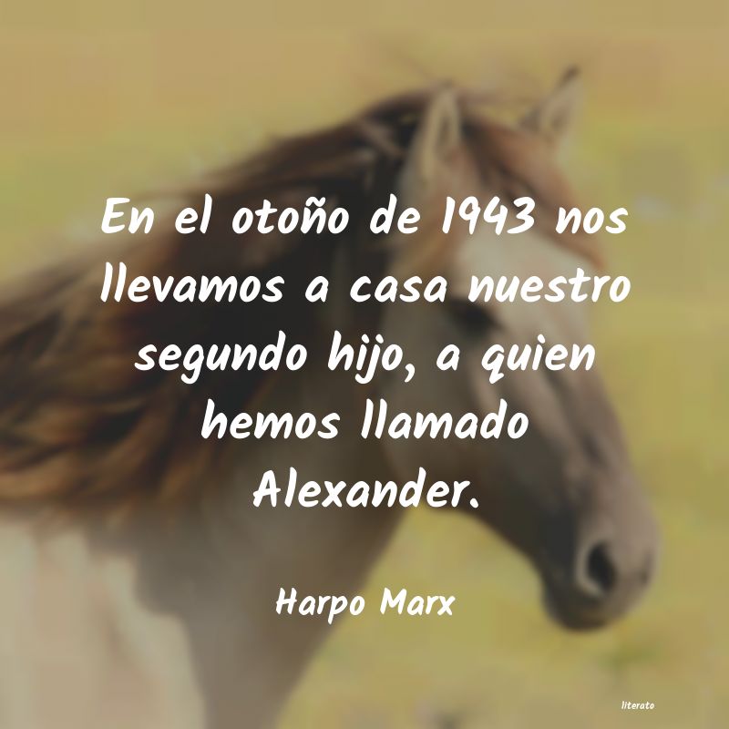 frases de Harpo Marx