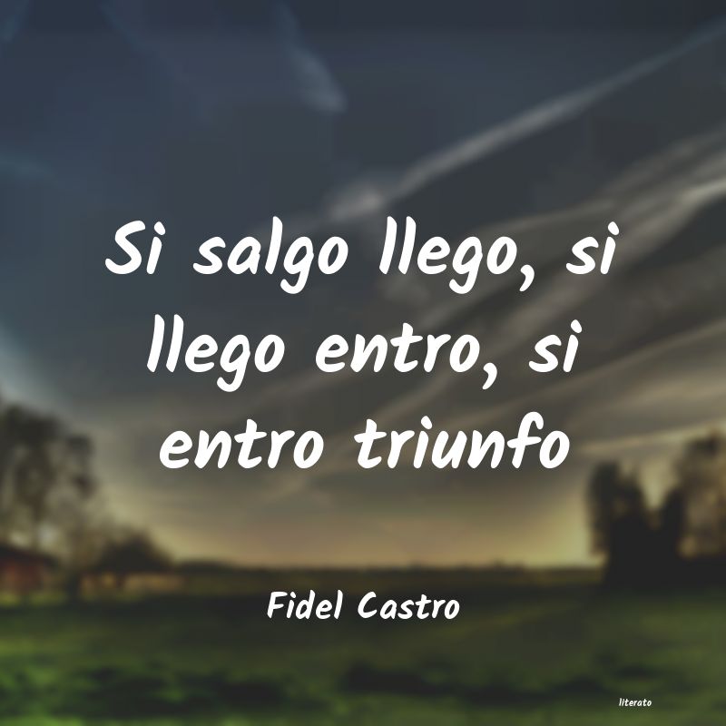 frases de Fidel Castro