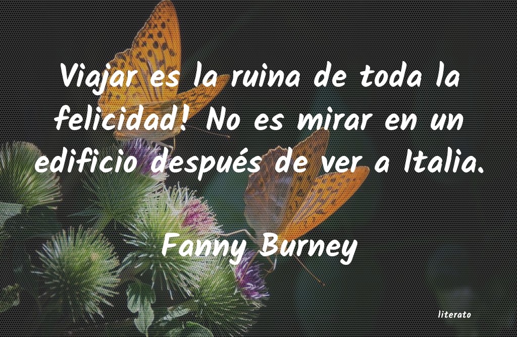 frases de Fanny Burney