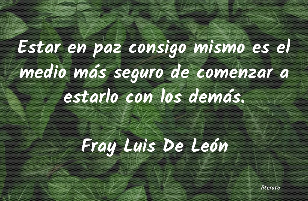 Frases de Fray Luis De León