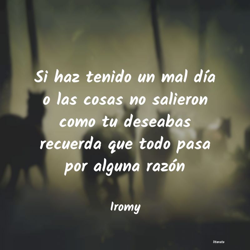 Frases de Iromy