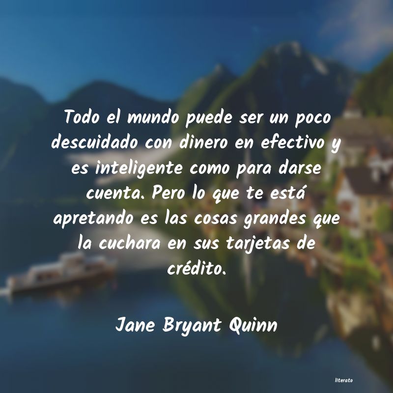 Frases de Jane Bryant Quinn