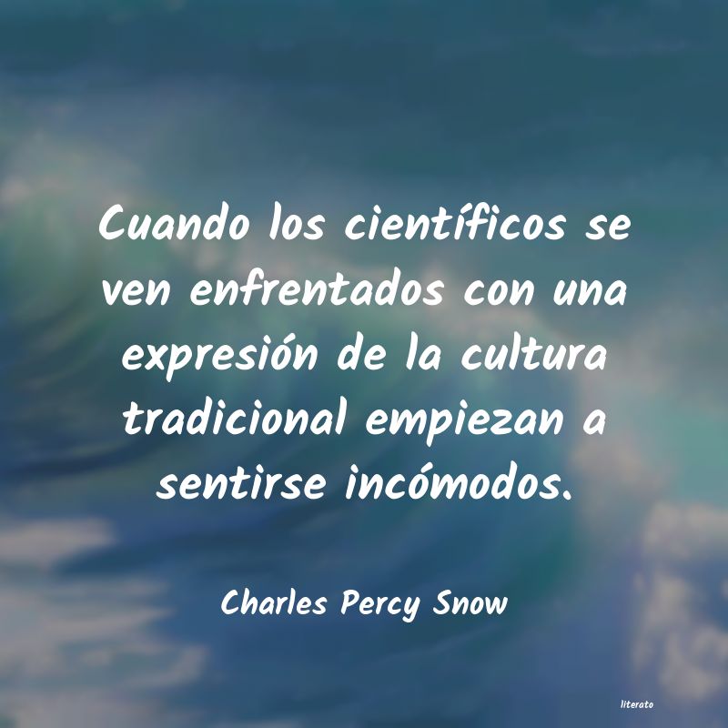 frases de Charles Percy Snow