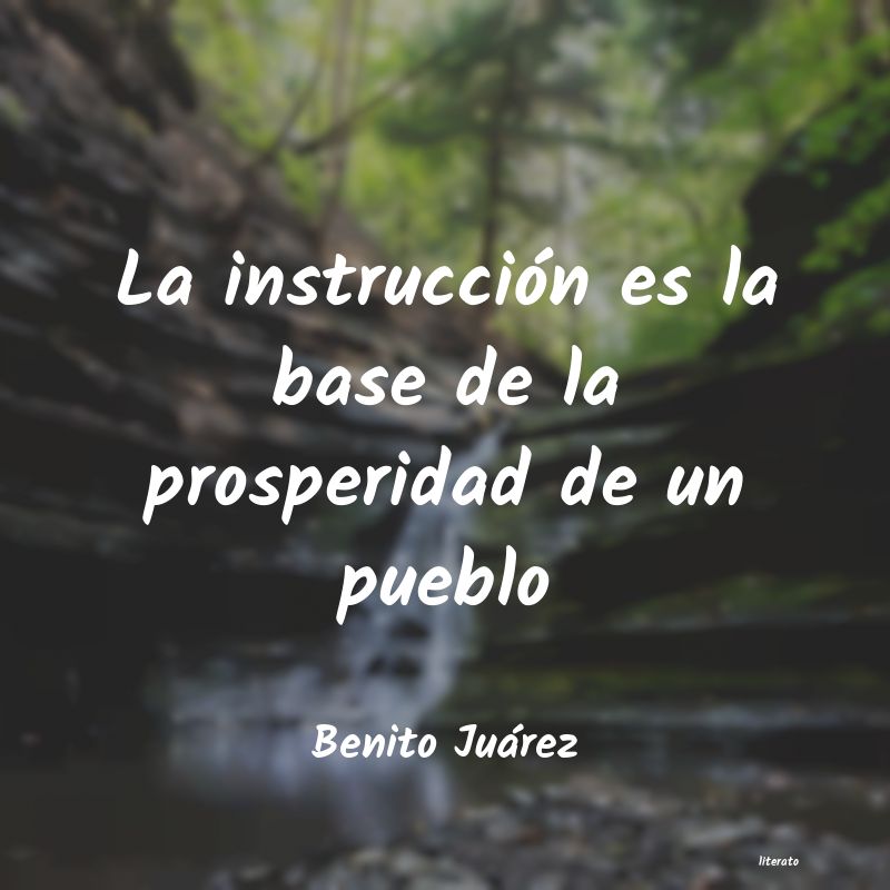 frases de Benito Juárez