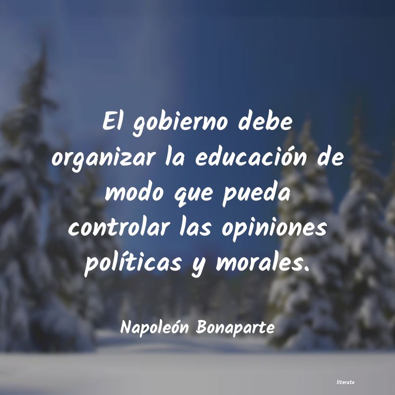 frases de Napoleón Bonaparte