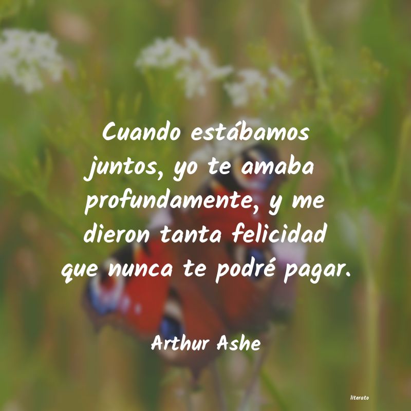 frases de Arthur Ashe