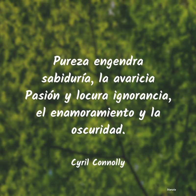 frases de Cyril Connolly