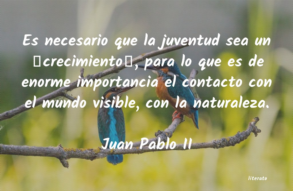 Frases de Juan Pablo II