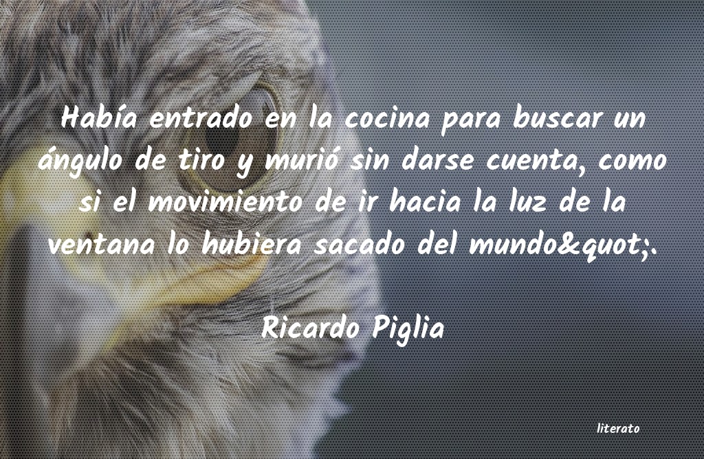 Frases de Ricardo Piglia