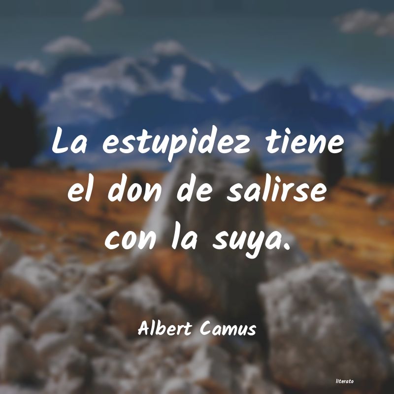 Frases de Albert Camus