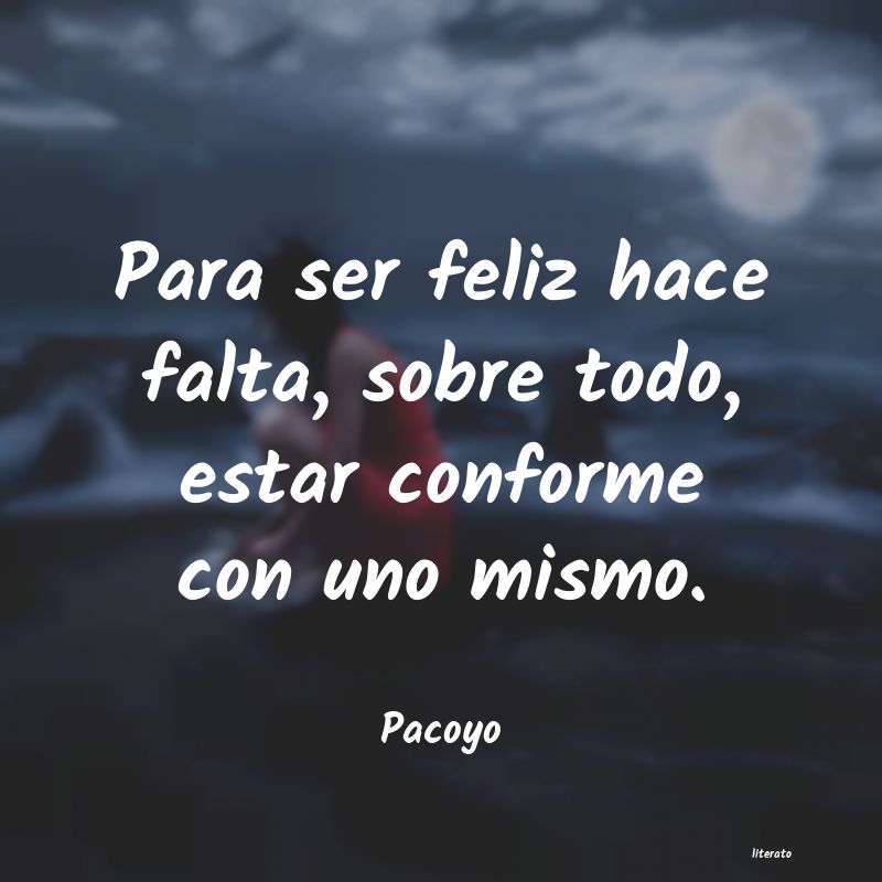 frases de Pacoyo
