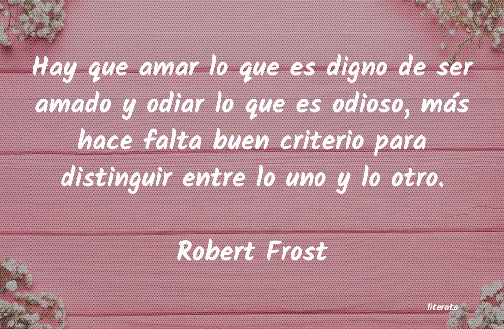 Frases de Robert Frost