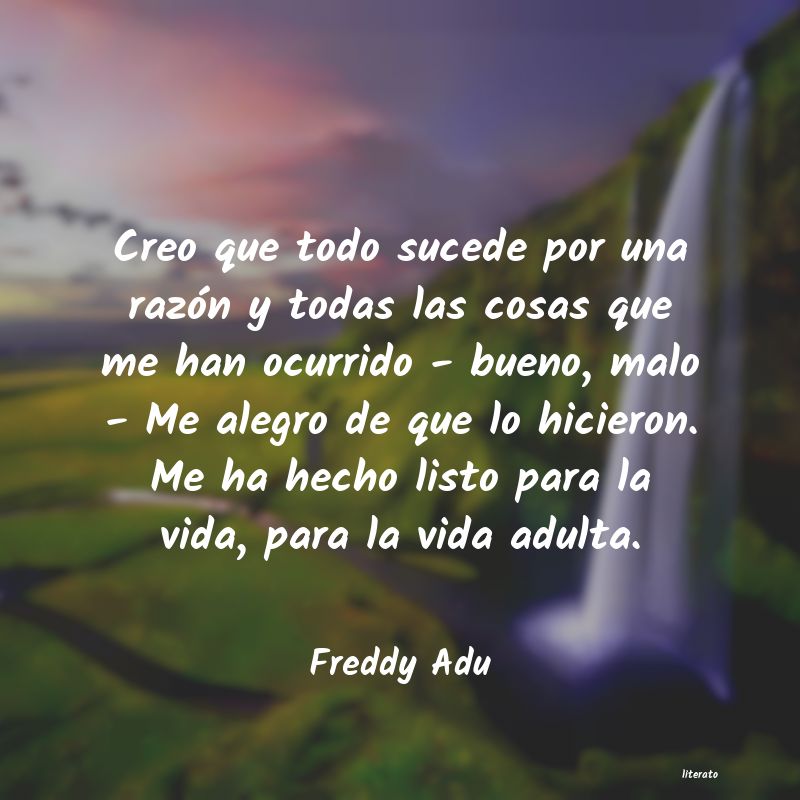 Frases de Freddy Adu