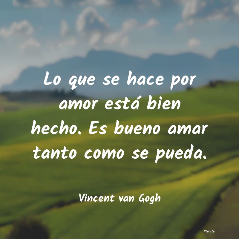 frases de Vincent van Gogh