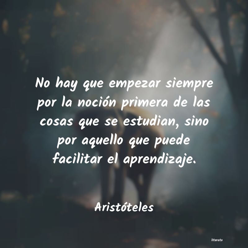 Frases de Aristóteles