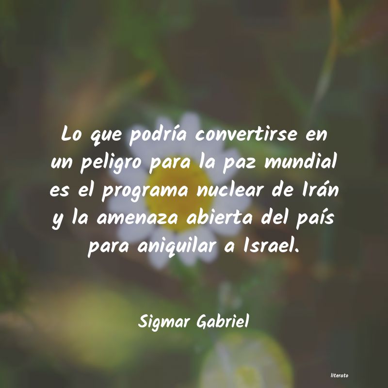 Frases de Sigmar Gabriel