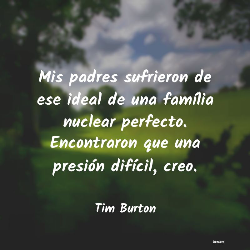 Frases de Tim Burton
