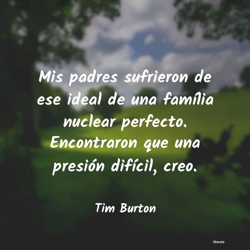 frases de Tim Burton