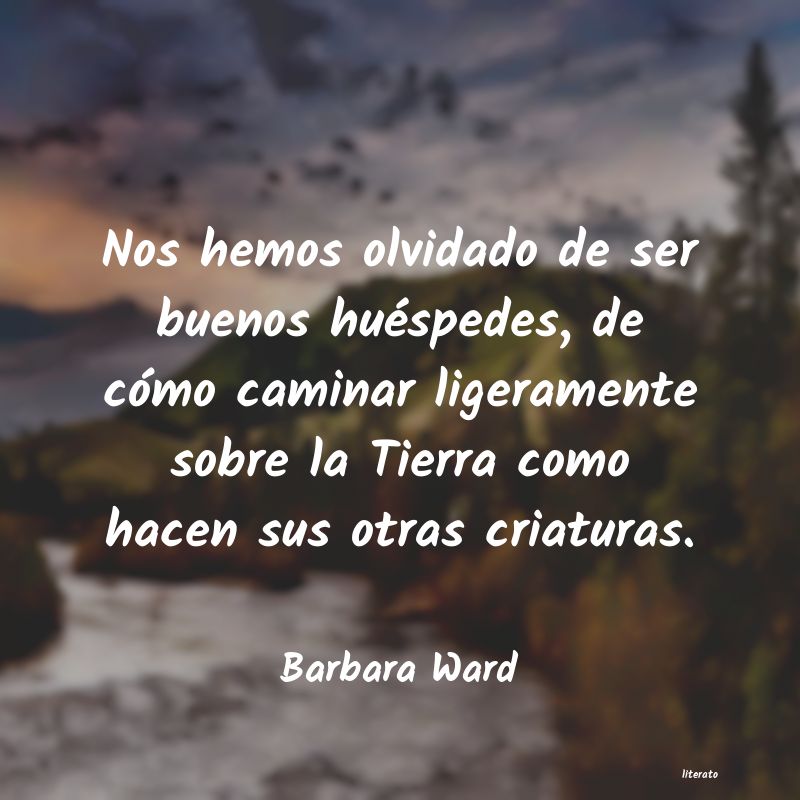 frases de Barbara Ward