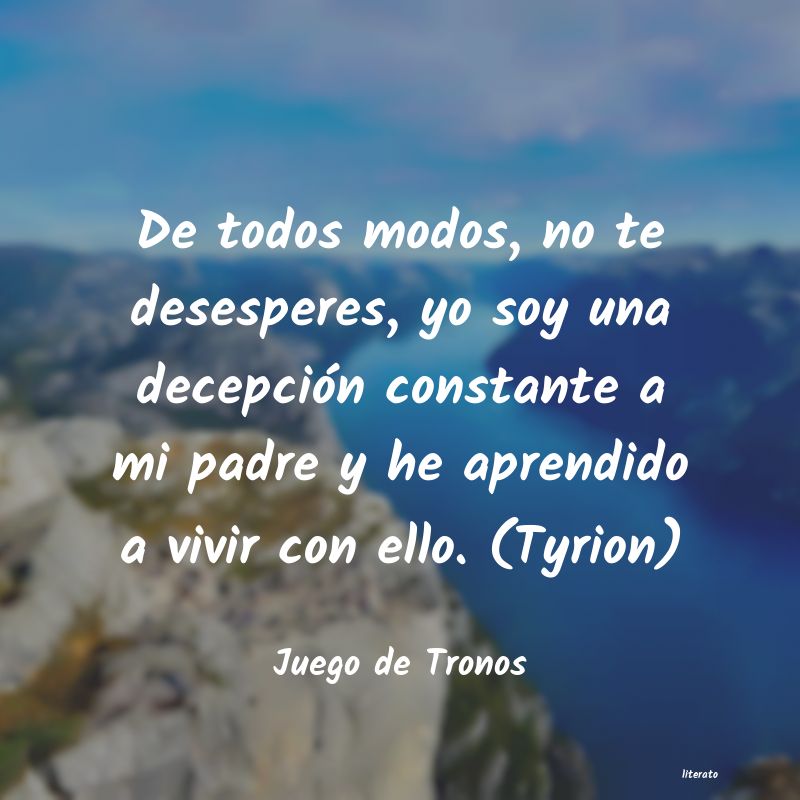 Frases de Juego de Tronos