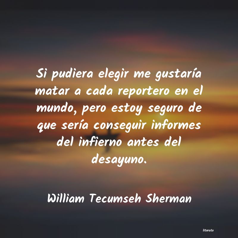 frases de William Tecumseh Sherman
