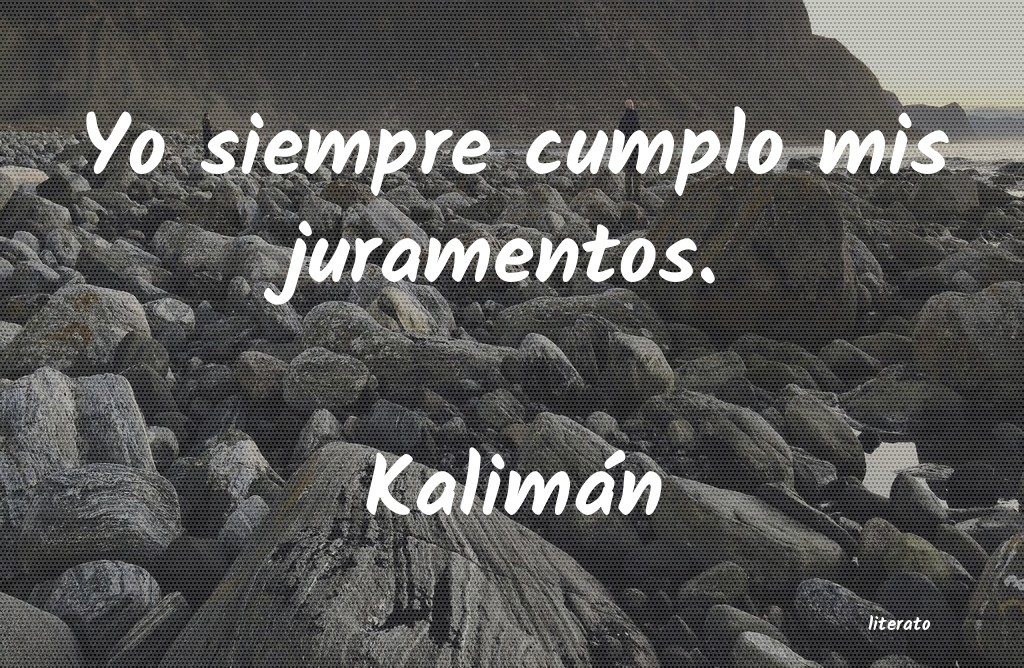 frases de Kalimán