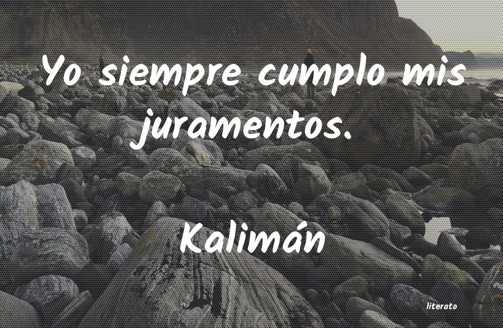 Frases de Kalimán