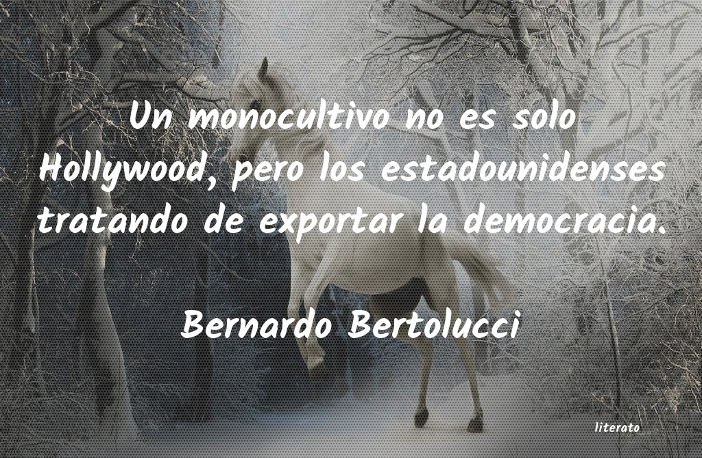 Frases de Bernardo Bertolucci