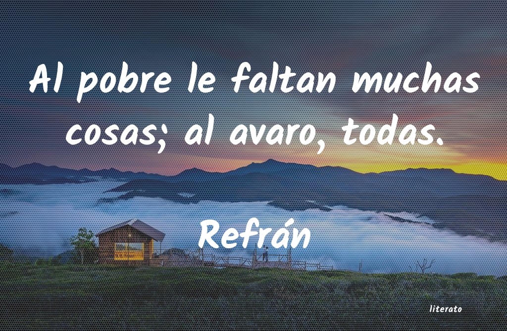 Frases de Refrán