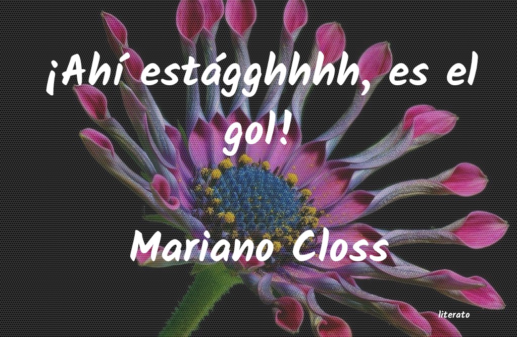 Frases de Mariano Closs