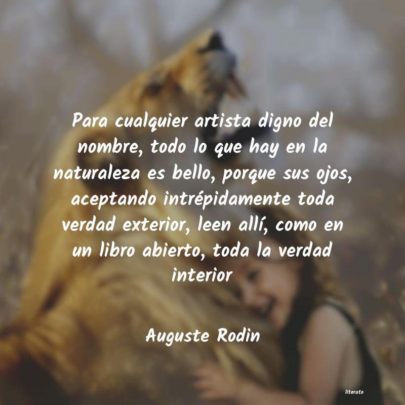Frases de Auguste Rodin