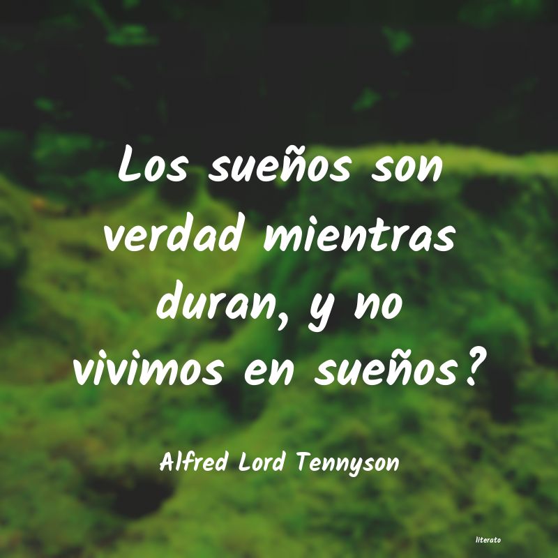 frases de Alfred Lord Tennyson