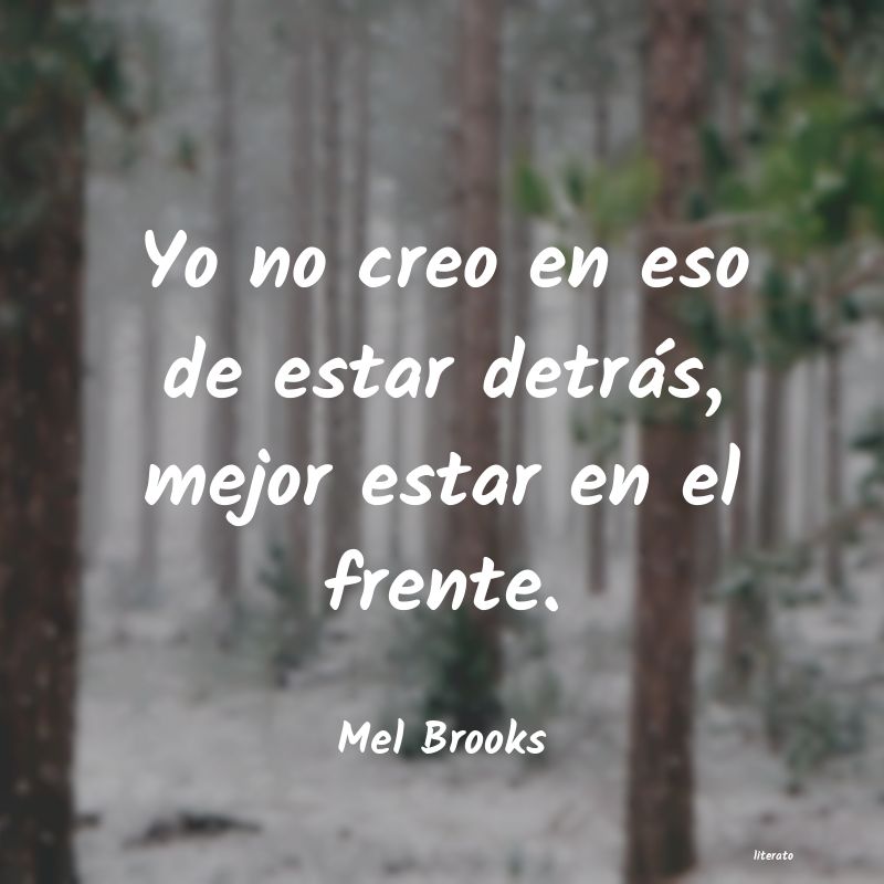 frases de Mel Brooks