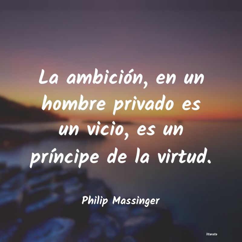Frases de Philip Massinger