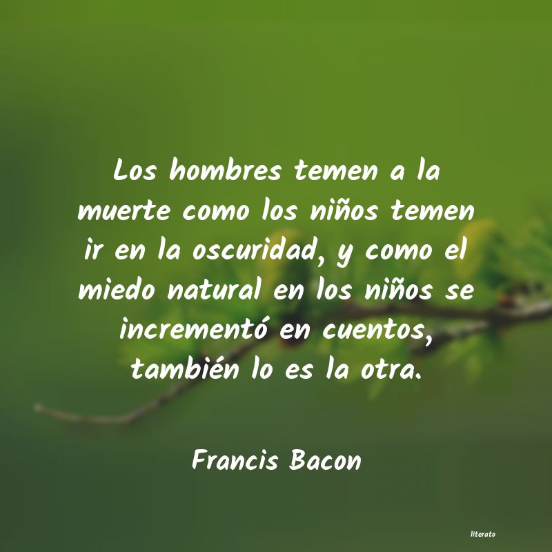 Frases de Francis Bacon