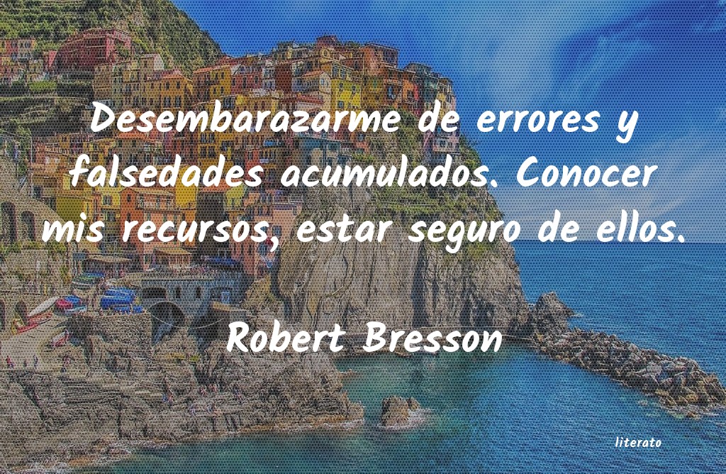 Frases de Robert Bresson